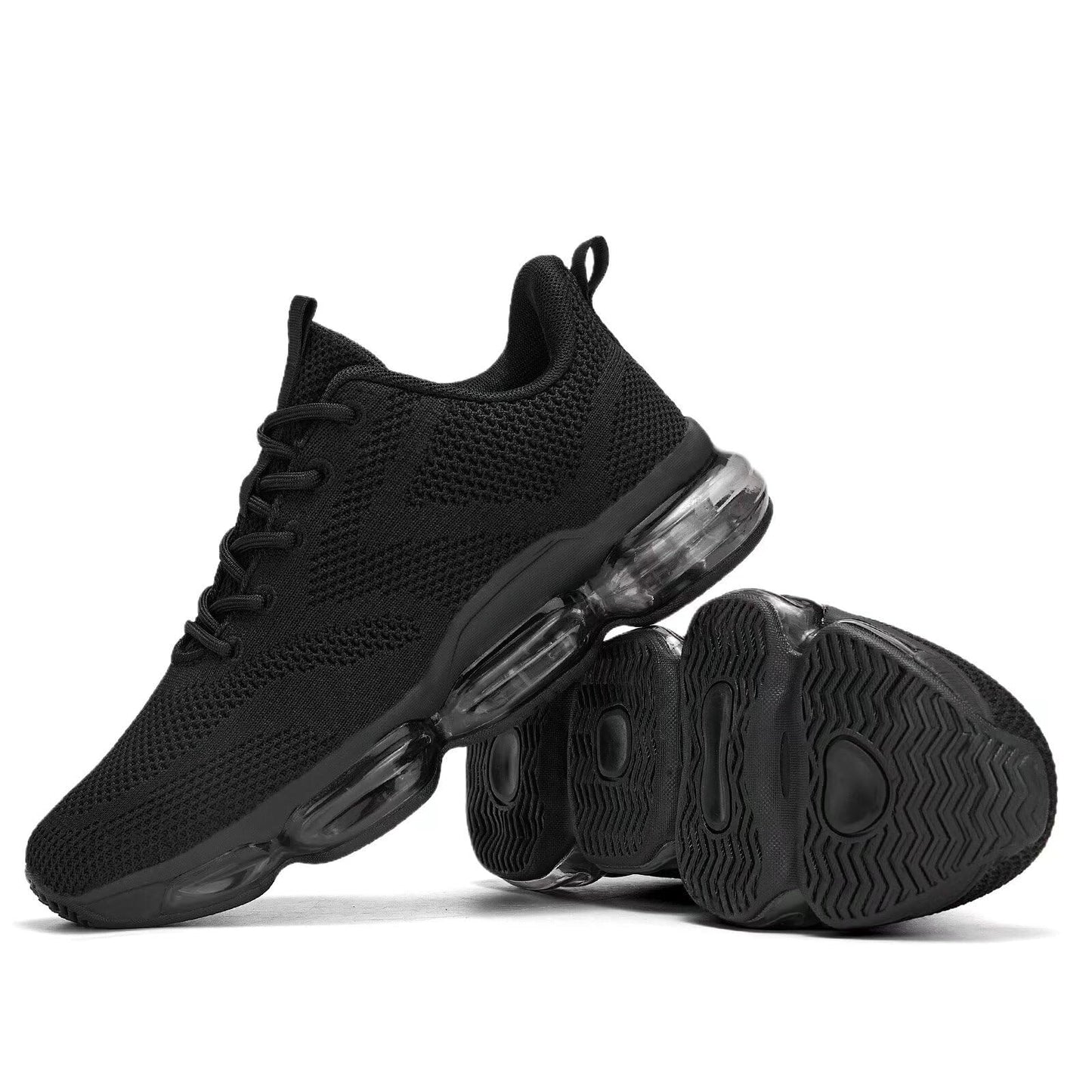 Mens Running Shoes Air Low Top Comfort Walking Lace Up Sneakers Breathable Fashion Tennis Sport Gym Fitness Cross Trainers