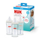 NUK Perfect Match Glass Natural + Anti-Colic Bottle, 8 oz. Glass Baby Bottles with SafeTemp Temperature Indicator, Newborn Essentials, 3-Pack