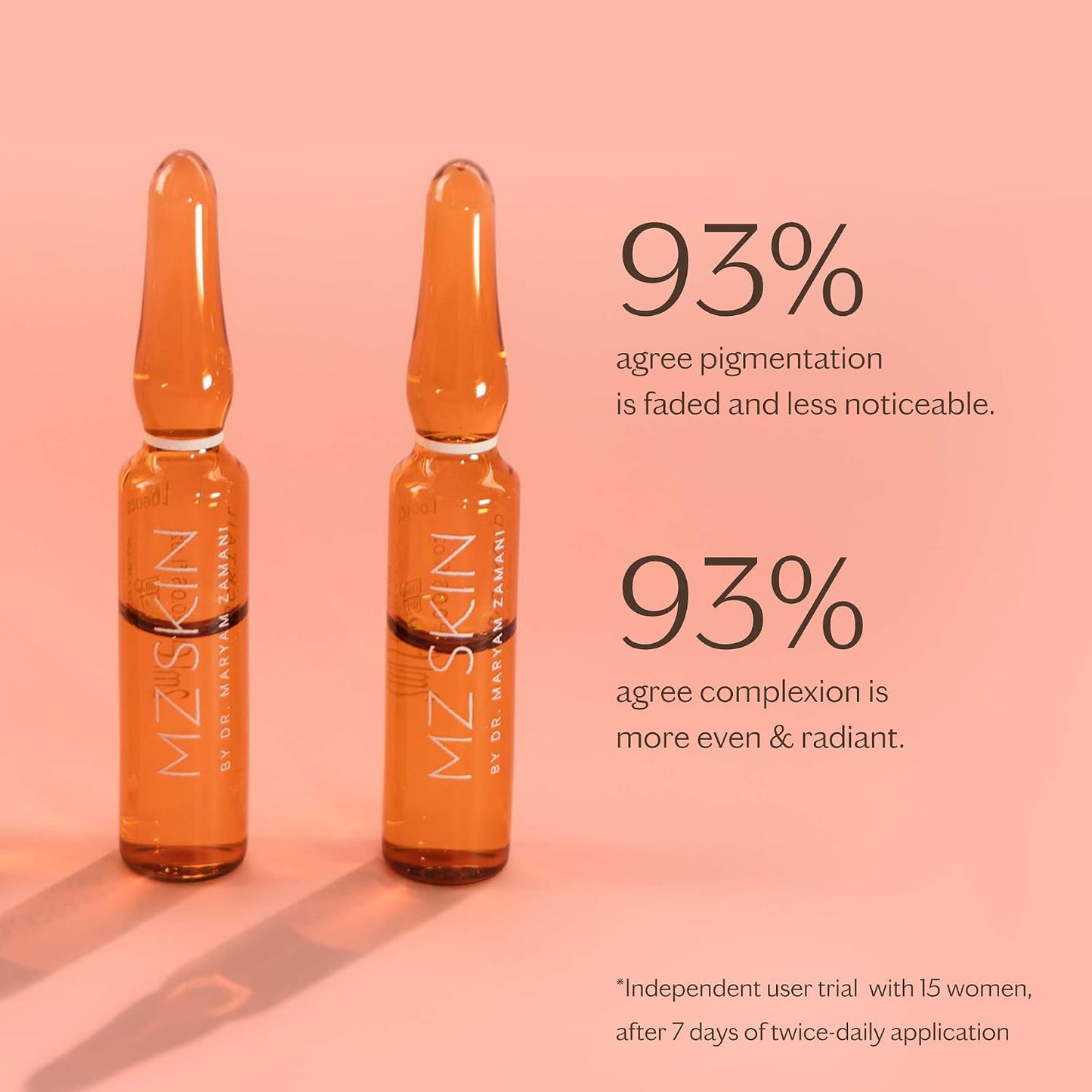 MZ SKIN Pigmentation Correcting Ampoules 0.06 fl oz x 14 | 7-Day Brightening Treatment with Tranexamic Acid & Alpha Arbutin | For Dark Spots & Uneven Skin Tone