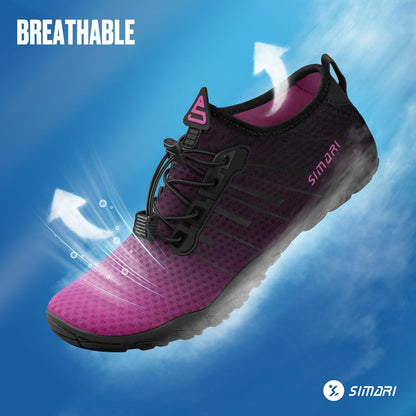 SIMARI Wasserschuhe für Damen und Herren, Badeschuhe, Strandschuhe, schnelltrocknend, Barfußschuhe, Wanderschuhe, Surfschuhe, Laufschuhe, Kajakschuhe