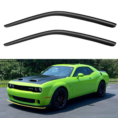 Window Visors Rain Guards for 2015-2026 Ford F150 SuperCrew & 2017-2026 F-150 Raptor F250 F350 F450 F550 Super Duty Crew Cab, Out-Channel Window Vent Deflectors Visors Shades Protectors