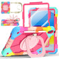 Case for iPad A16 11th Generation 11 Inch 2025, Auorld for iPad 10th Generation 10.9 inch 2022 case with Screen Protector, 360 Degree Rotating Stand Shoulder Strap Pencil Holder, Navy Pink