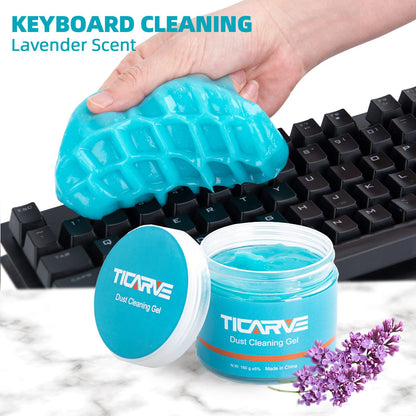 TICARVE Car Cleaning Gel Car Detailing Putty Car Cleaning Putty Gel Auto Detailing Tools Car Interior Cleaner Car Cleaning Kits Cleaning Slime Car Assecories Keyboard Cleaner Rose