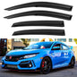 Window Visors Rain Guards for 2015-2026 Ford F150 SuperCrew & 2017-2026 F-150 Raptor F250 F350 F450 F550 Super Duty Crew Cab, Out-Channel Window Vent Deflectors Visors Shades Protectors