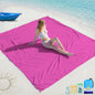BYDOLL Beach Blanket Waterproof Sandproof Large Sand Free,78''X81''/10'X9' Oversized Sandless Lightweight Blanket Picnic Mat for Beach Travel Camping Hiking with Stakes