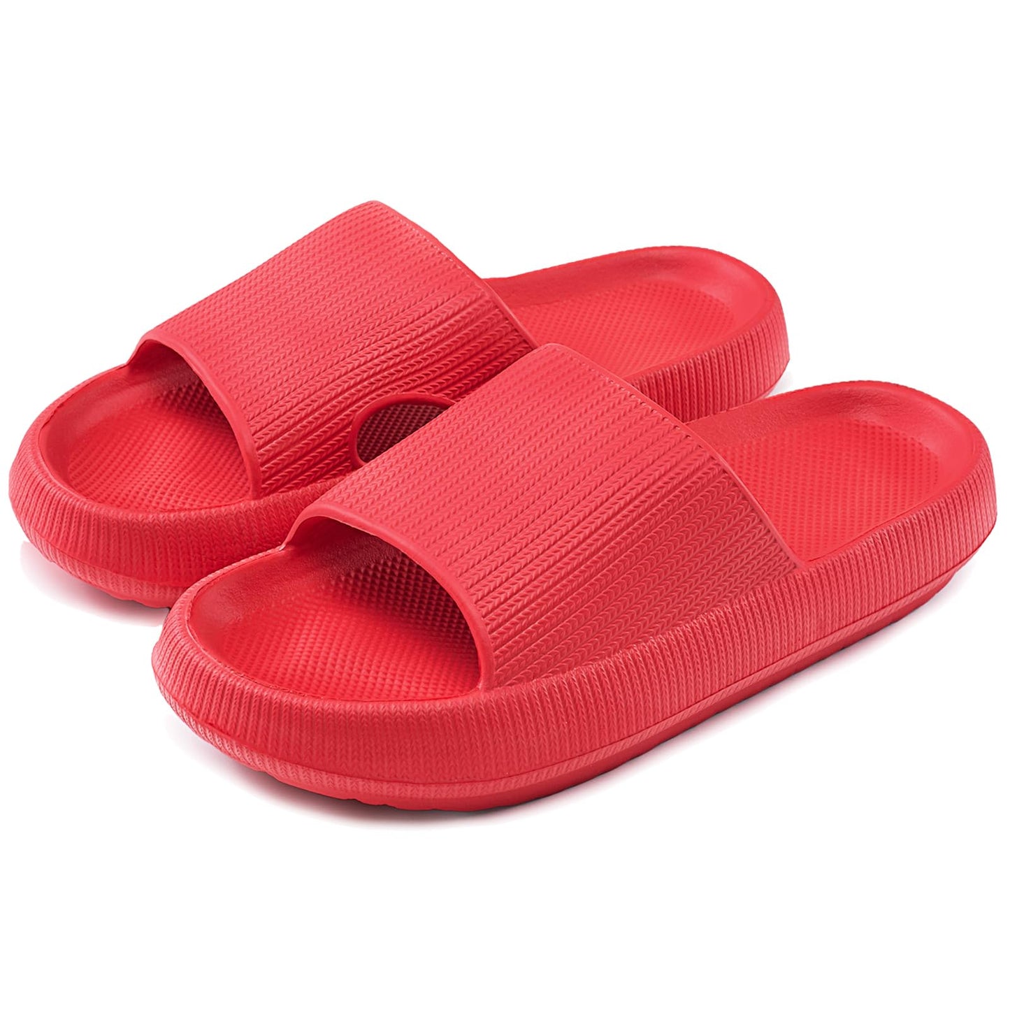 rosyclo Cloud Slippers for Women and Men, Pillow House Slippers Shower Shoes Indoor Slides Bathroom Sandals, Ultimate Comfort, Lightweight, Thick Sole, Non-Slip, Easy to Clean