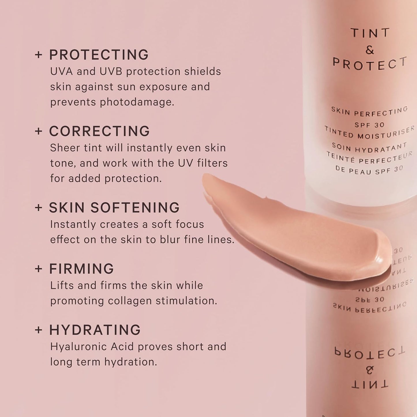 MZ SKIN Tint & Protect Skin Perfecting SPF 30 | Sheer Coverage Tinted Moisturizer with Vitamin C for Smooth, Radiant Skin 30 mL / 1.01 oz