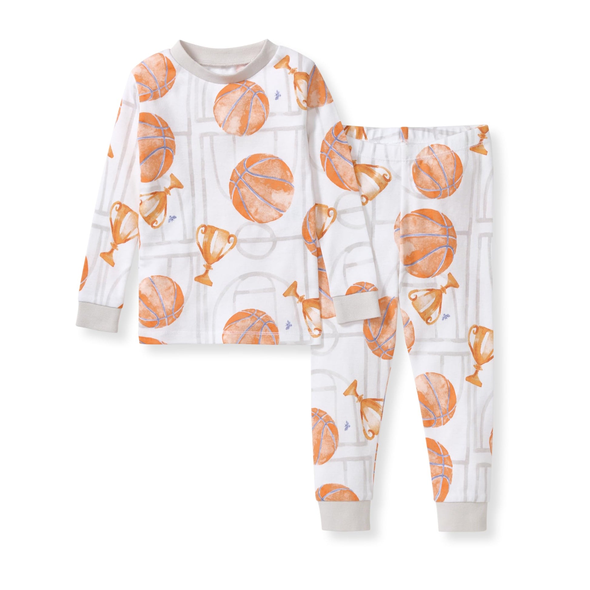 Burt's Bees Baby Organic Cotton Pajamas for Boys, 100% Cotton Pajama Set for Toddlers and Kids, Soft and Stretchable Fabric