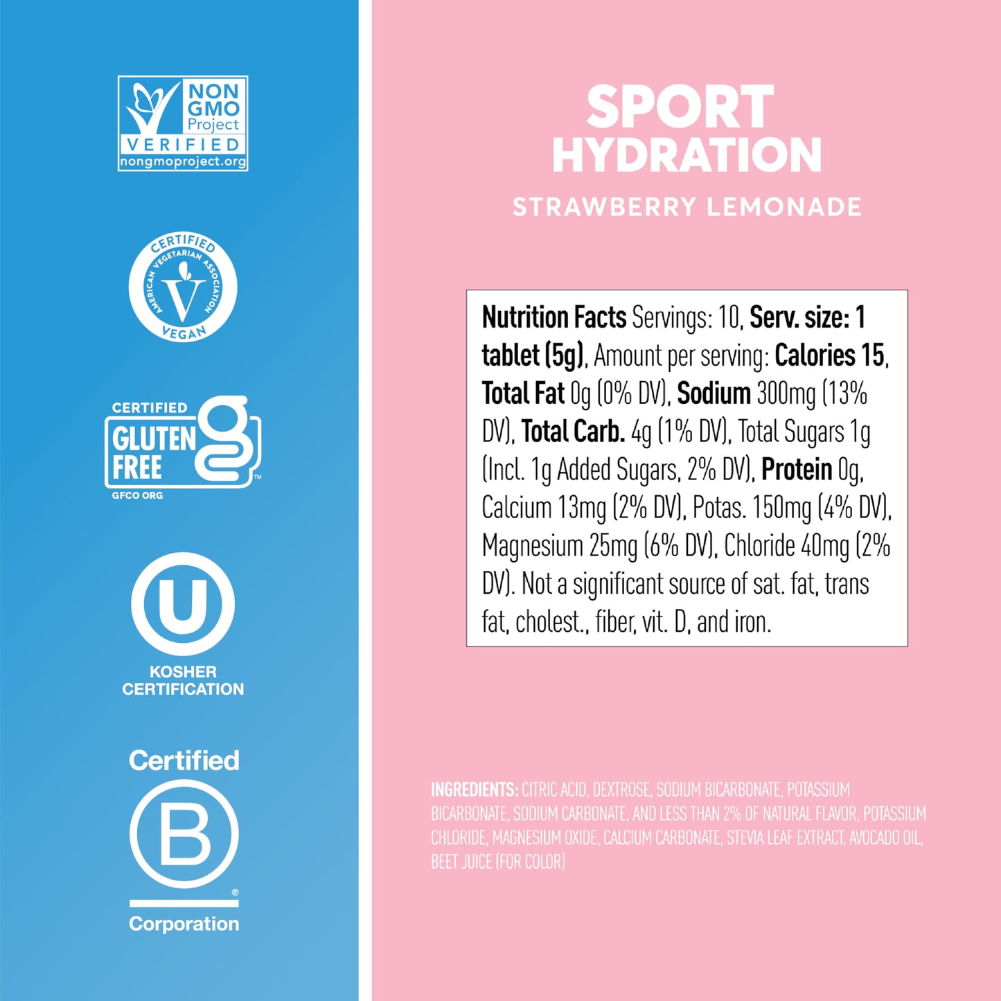 Nuun Sport Electrolyte Tablets with Magnesium, Calcium, Potassium, Chloride & Sodium, Gluten Free & Vegan, Mixed Flavors, 48 Pack (40 Servings Total)