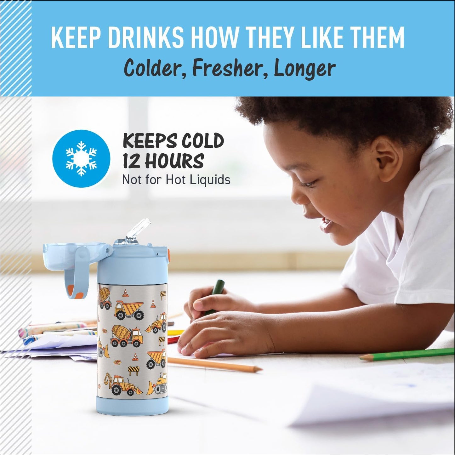 THERMOS FUNTAINER Water Bottle with Straw - A Kid-Friendly Favorite