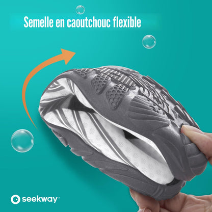 SEEKWAY Wasserschuhe Herren Damen Erwachsene Quick-Dry Badeschuhe Barfußschuhe für Strand Schwimmen Fluss Pool See Wandern Kajak Surfen