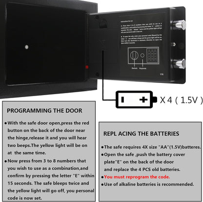 Yuanshikj Small Steel Security Safe Box Review: A Compact, Reliable Choice