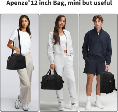 Kleine Sporttasche 18 Zoll Handgepäck Reisetasche für Wochenendtrips Sport-Schwarz