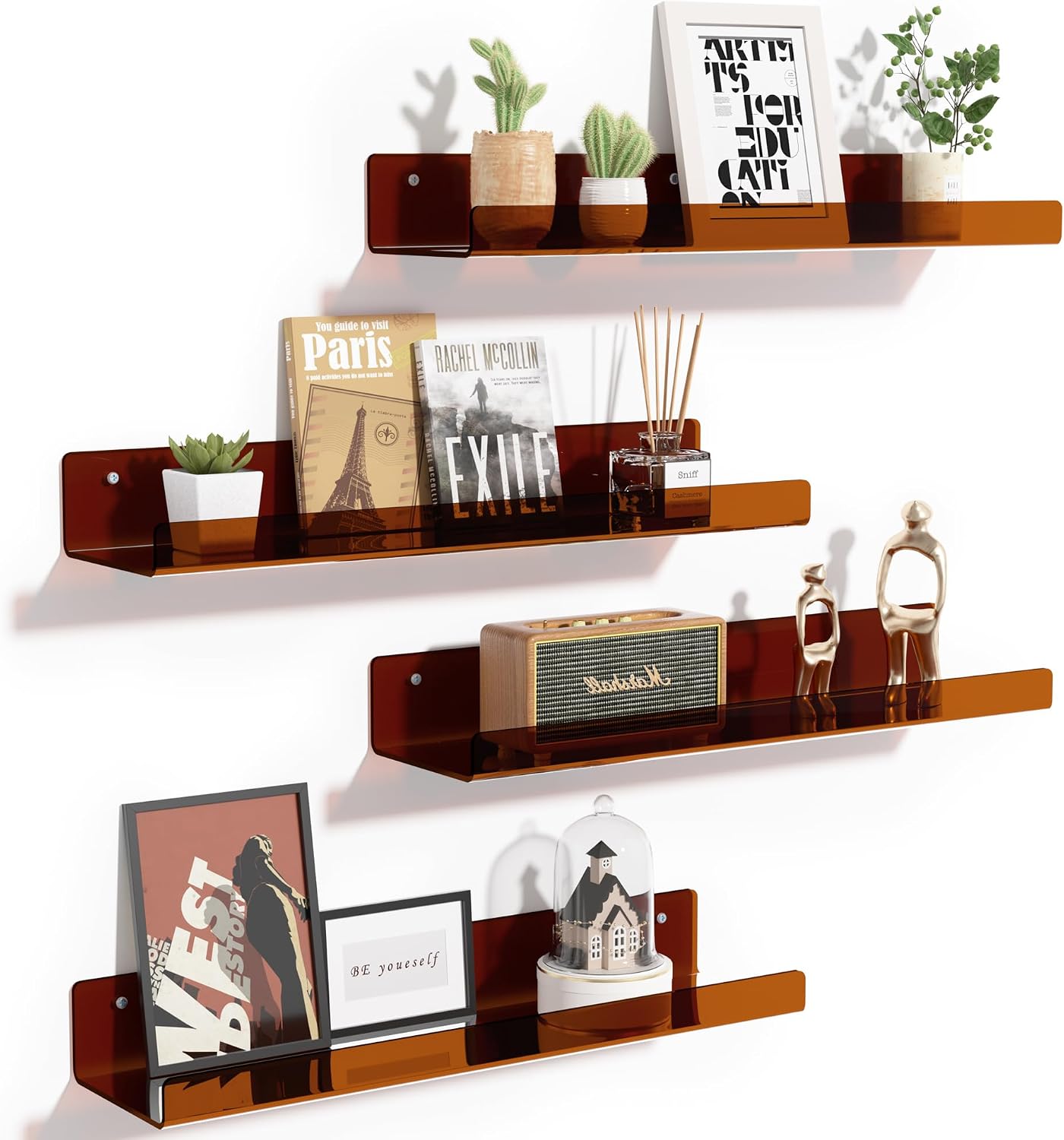 upsimples Acrylic Shelves for Wall Decor: A Game-Changer for Clutter-Free Spaces