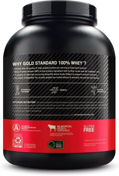 OPTIMUM NUTRITION Gold Standard 100% Whey Protein Powder, Banana Cream, 907g - [packaging may vary]