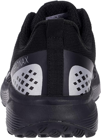 BRONAX Mens Wide Toe Box Running Tennis Shoes