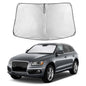 EcoNour Car Windshield Sunshade | Blocks 99% Heat & Keeps Interior Cool | Universal Fits Cars, SUVs, Trucks | Automotive Sun Screen, Visor & Car Accessories for Summer | Medium (64x32 Inches)