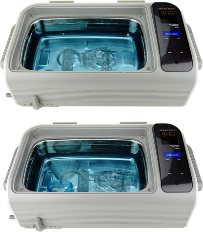 iSonic Ultrasonic CPAP Deep Cleaner P4862-CPAP or P4861-CPAP (Large), 1.6Gal/6L, 110V for North America, with SS. Weight Bracket, Cleaning Tablet, Beige, 1.6 Gallon