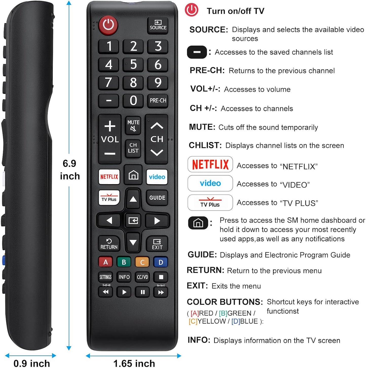 Universal Samsung TV Remote Control Replacement: A Game-Changer for Your Viewing Experience