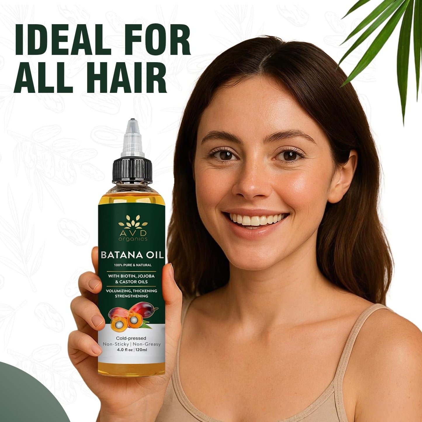 AVD Organics Rosmarinöl für Haarwachstum & Kopfhaut | Mit Biotin angereichert | Haarstärkend, pflegend und voluminös | Mit Jojoba- & Rizinusöl angereichert | GVO-frei 120ml