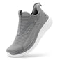 FitVille Men's Extra Wide Slip on Walking Shoes with Arch Support Men Slip on Sneakers for Foot Pain Relief-Stepease V2