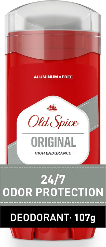Old Spice High Endurance Deodorant für Herren, Aluminiumfrei, Pure Sport Duft, 107 g