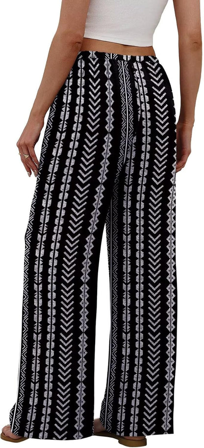 SAMPEEL Wide Leg Pants for Women: Flowy Palazzo Perfection