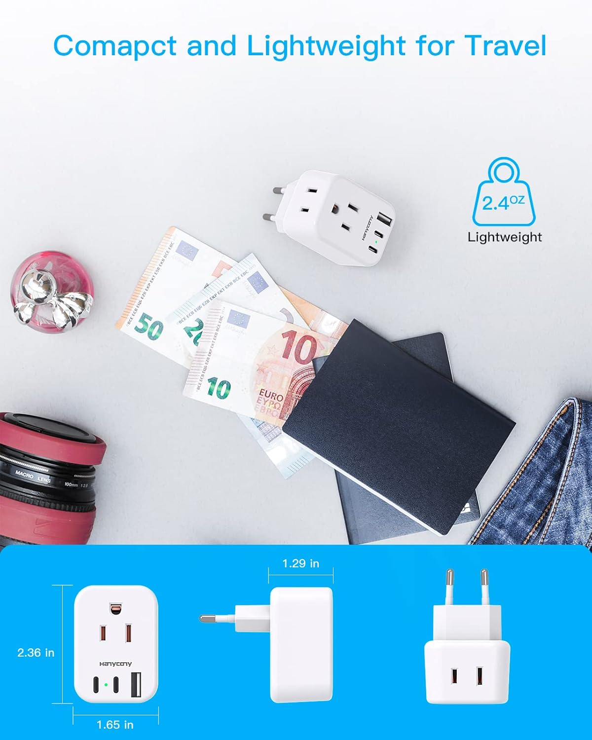 European Travel Plug Adapter: A Game-Changer for International Travelers