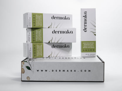 Dermaka Arnica Skin Care Cream (4 oz) – Moisturizing Botanical Cream with Arnica Montana, Bromelain, Vitamin A & E – Gentle Hydrating Cream for Face & Body, Sensitive Skin Friendly