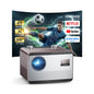 2000 ANSI Lumens Built-in Streaming App Full HD Smart Projector, HAPPRUN Native 1080P Movie Projector with Auto Focus, WiFi and Bluetooth, 300'' Large screen, Suitable for Home, Outdoor and Indoor