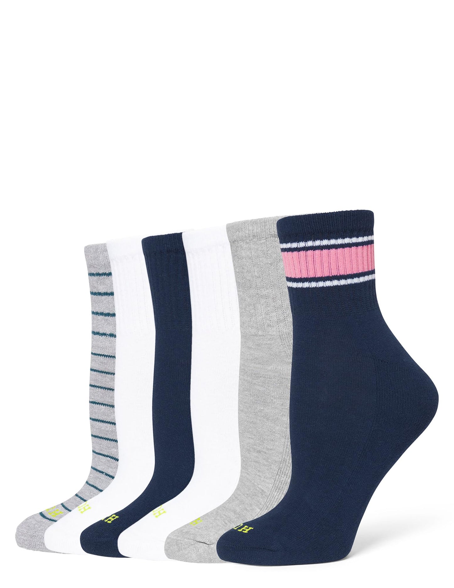 One SizeNavy Stripe - 6 Pair Pack