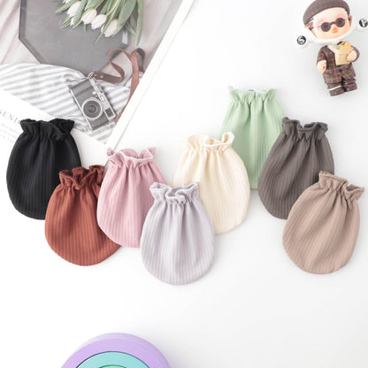 BQUBO Baby Fäustlinge Kratzschutz Handschuhe aus Baumwolle mit elastischem Bündchen Hypoallergen für Neugeborene und Babys von 0-6 Monaten Jungen und Mädchen