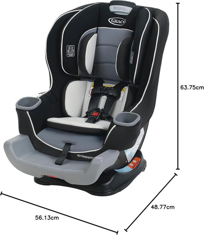 Graco Extend2Fit Kindersitz, 2-in-1 vorwärts- und rückwärtsgerichteter Babysitz, 1,8-30 kg (4-65 lb), Carter