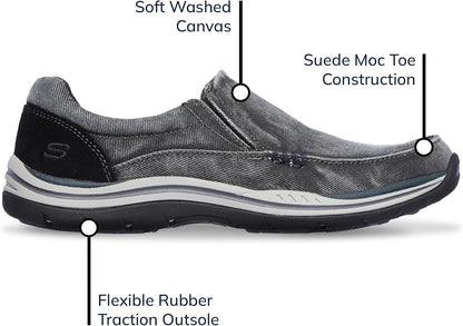 Skechers Mens Expected - Avillo Relaxed Fit Slip on Loafers