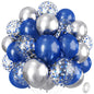 Navy Blue Silver