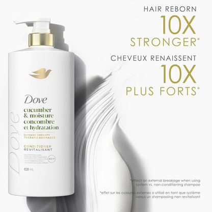 Dove Intensive Repair Shampoo für geschädigtes Haar mit flüssiger Bio-Protein-Pflege, 828 ml