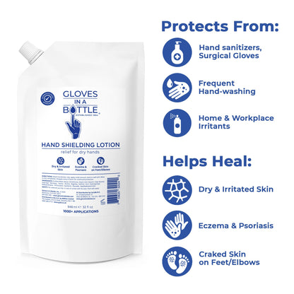Gloves In A Bottle Shielding Lotion for Dry Itchy Skin, 2 ounce (Pack of 24)
