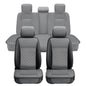 Elantrip 2PCs Front Car Seat Covers Leather Water Proof Seat Protector Universal fit for Most Cars SUVs and Trucks Black