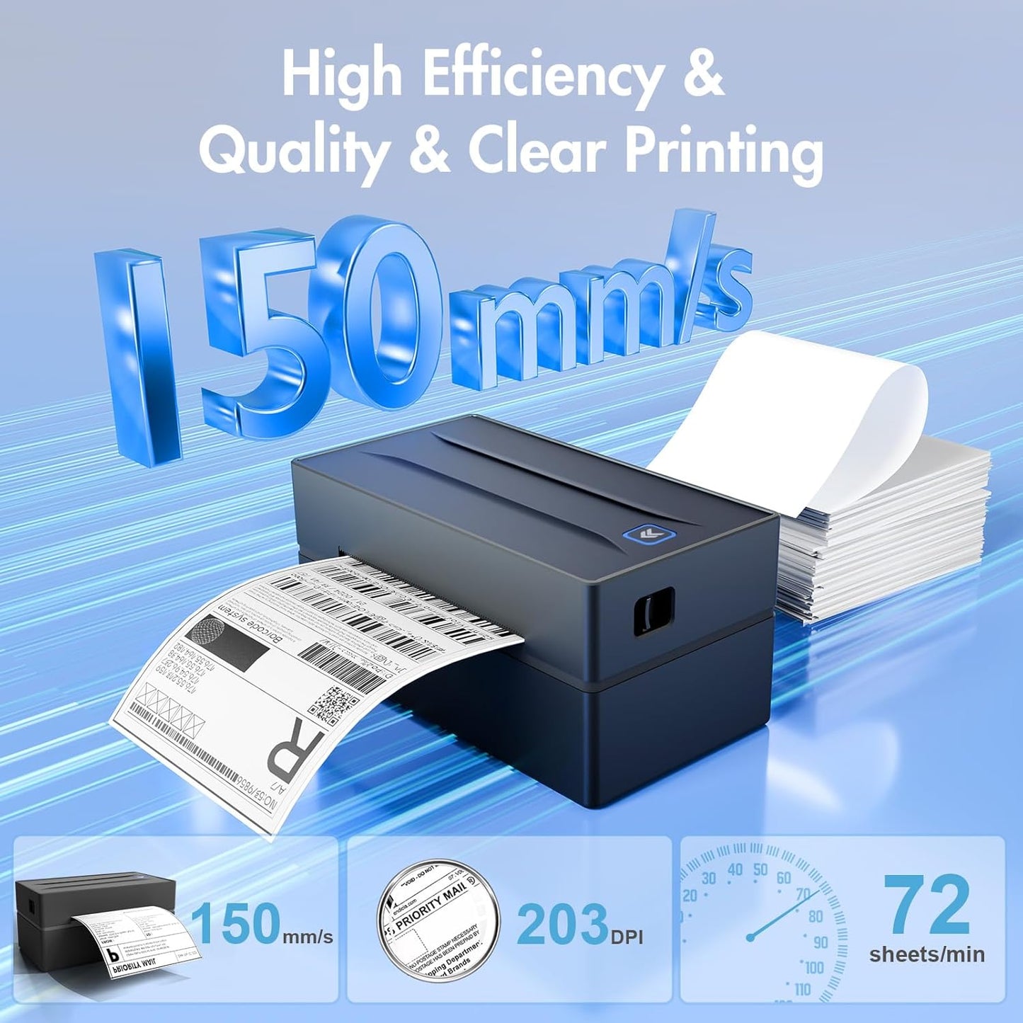 Streamline Your Shipping with the Nulltonex Bluetooth Thermal Label Printer