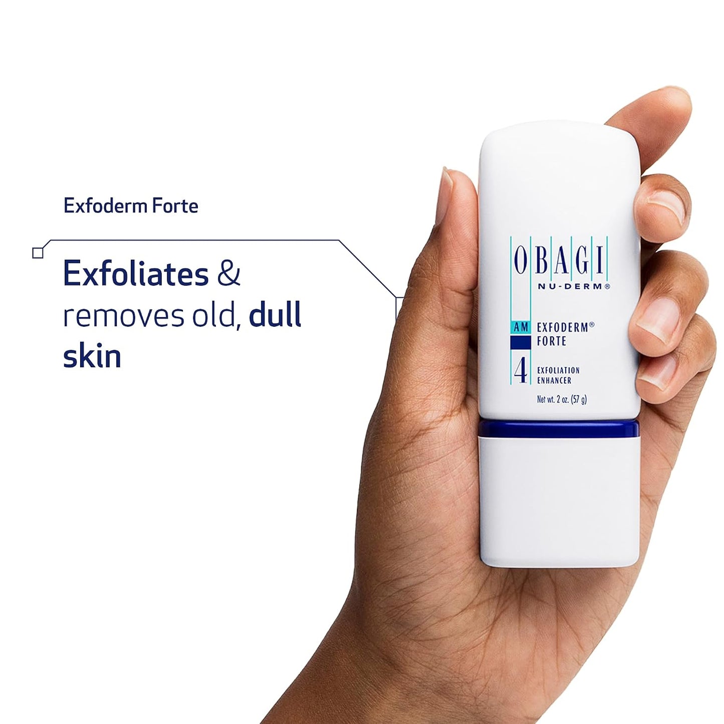 Obagi Medical Nu-Derm Hyperpigmentation Essentials with Clear Fx Cream, Blend Fx Night Cream, & Exfoderm Forte Exfoliator – Brightening & Exfoliating Hyperpigmentation Regimen