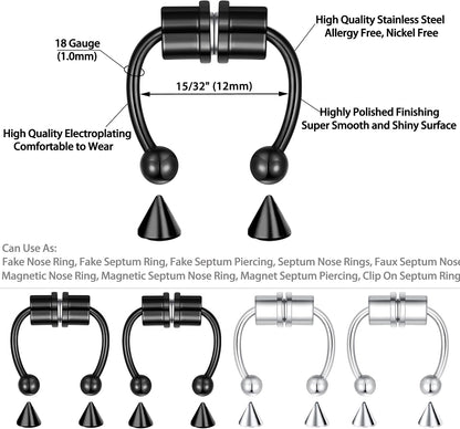VELCARE's Magnetic Septum Nose Ring: A Game-Changer for Non-Piercing Enthusiasts