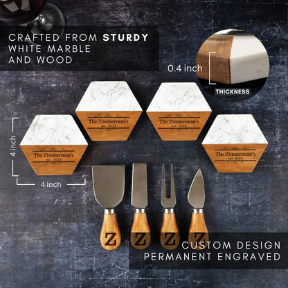 Personalized Charcuterie Board Set for Any Special Occasion