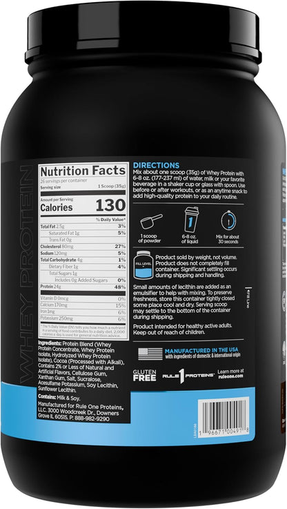 Rule1 R1 Whey Blend 68 Servings, Frozen Banana,, Frozen Banana 2.5 kilograms