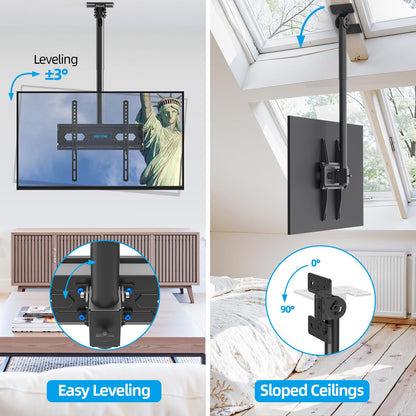 USX STAR Corner TV Wall Mount Long Arm TV Mount Bracket for 37-84 Inch TVs, Full Motion TVs Wall Mounts with 32” Articulating Arms Extension & Tilt & Swivel, Max VESA 600x400mm, Holds up to 100 lbs