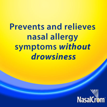 NasalCrom Nasal Spray Allergy Symptom Controller | 200 Sprays | .88 FL OZ,(Pack of 4)