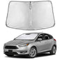 EcoNour Car Windshield Sunshade | Blocks 99% Heat & Keeps Interior Cool | Universal Fits Cars, SUVs, Trucks | Automotive Sun Screen, Visor & Car Accessories for Summer | Medium (64x32 Inches)
