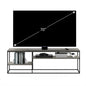 Furinno TOMI TV Stand, 5-Cube Entertainment Center with Open Shelf, Reversible TV Console, for Living Room, Bedroom, Home Office, Green
