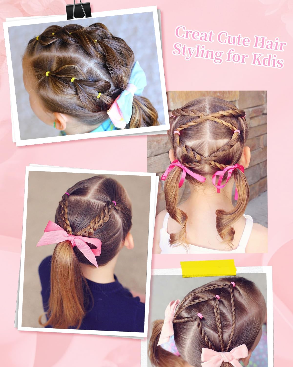 Haarbürste für Sleek-Look, Haarwachs-Stick für glatte abstehende Haare, gegen Frizz, für elegante Pferdeschwänze, Dutts – Gel, Pomade, Balsam-Stick für Frauen – Styling-Accessoires für Mädchen, Kinder