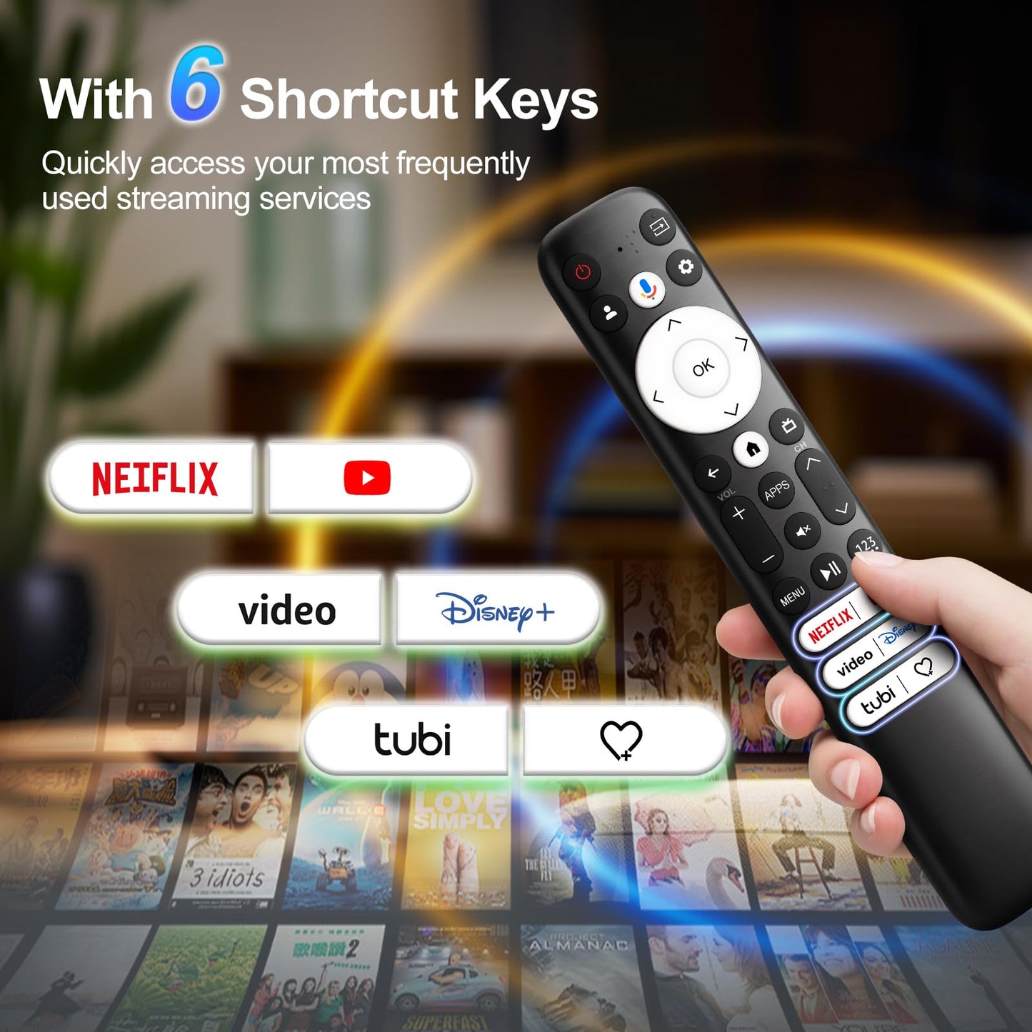 【Pack of 2】 Universal for Samsung-Smart-TV-Remote-Control Replacement for 2016-2026 All Samsung TVs