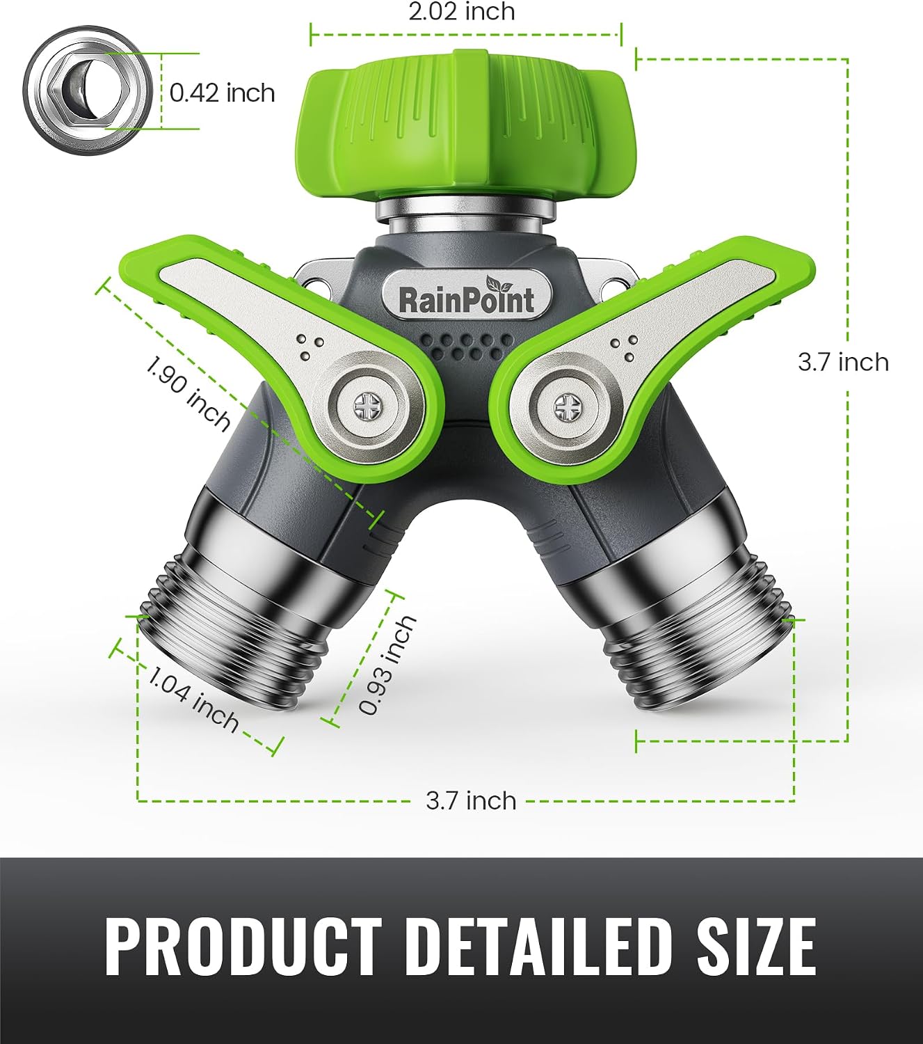RAINPOINT Garden Hose Splitter: A Heavy-Duty Solution for Your Outdoor Needs